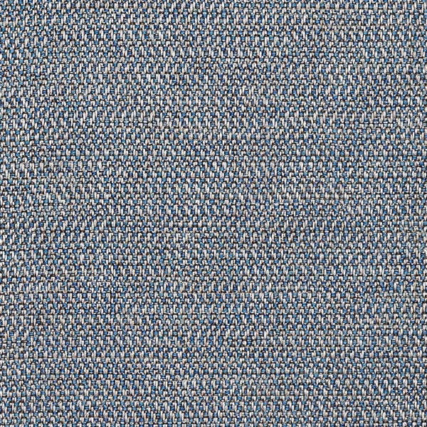 Close-up of a blue-grey woven fabric with fine speckled texture