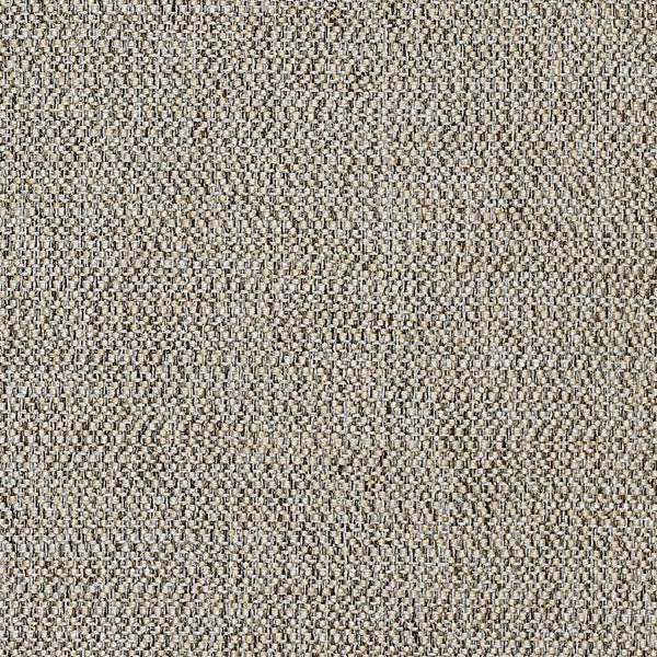 Close-up of a misty grey-beige textured woven fabric with tiny speckled threads