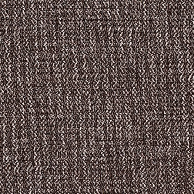 Close-up of tightly woven sable brown fabric with subtle lighter flecks