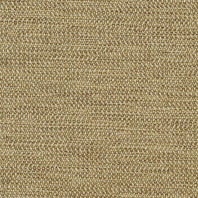 Close-up of sage olive woven fabric with fine, compact texture