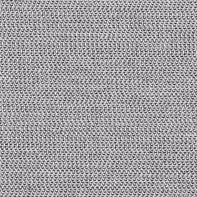 Close-up of a silver grey woven fabric with fine textured texture