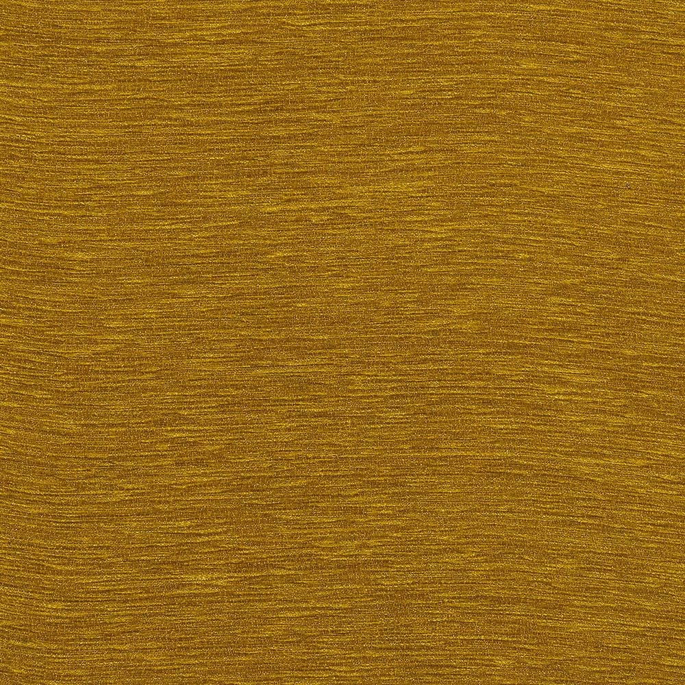 Golden chartreuse textured fabric with fine horizontal slub and subtle sheen
