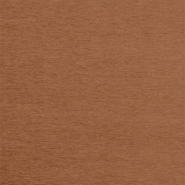 Warm copper-brown plain woven fabric with a soft matte texture