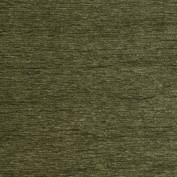 Close-up of deep olive-green textured fabric with fine horizontal striations