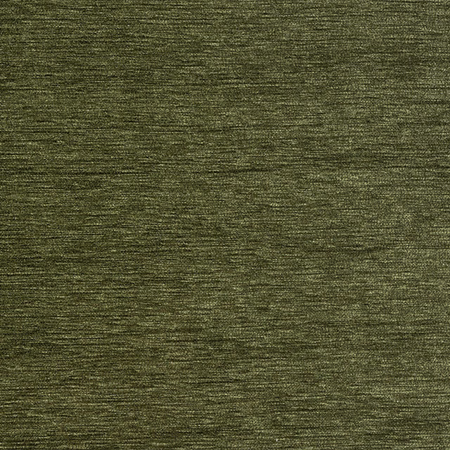 Close-up of deep olive-green textured fabric with fine horizontal striations