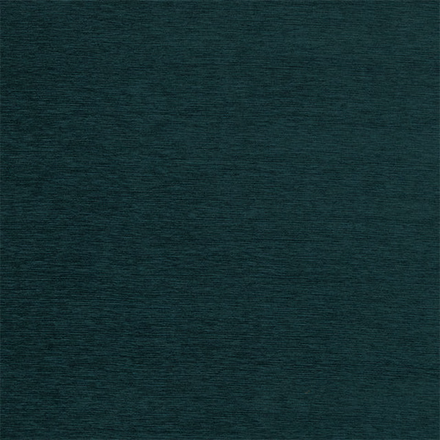 Deep jade green plain fabric swatch with fine horizontal texture