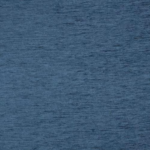 Deep peacock blue textured woven fabric with subtle horizontal striations