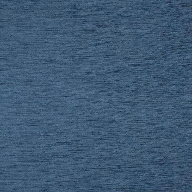 Deep peacock blue textured woven fabric with subtle horizontal striations