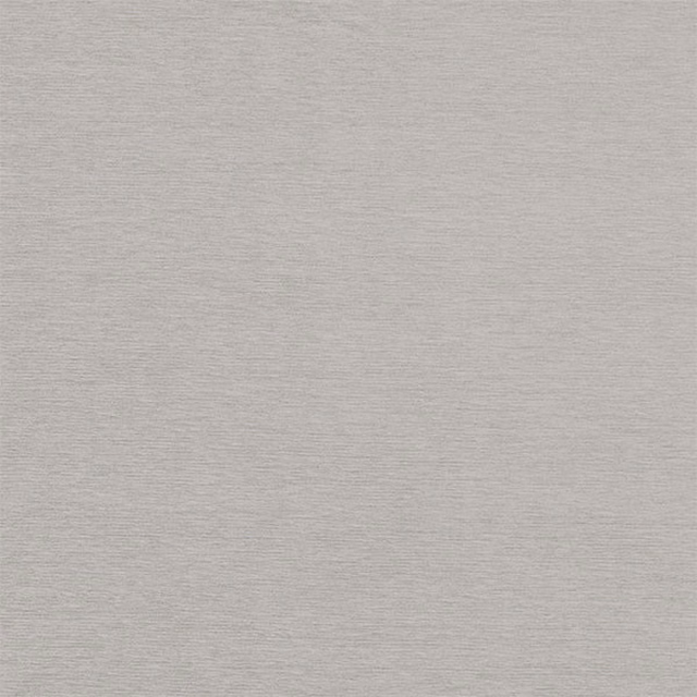 Light pebble grey plain weave fabric with fine horizontal texture