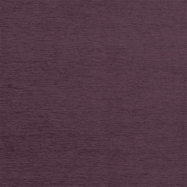 Deep plum purple plain fabric with fine horizontal texture