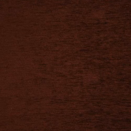 Dark russet red fabric swatch with subtle horizontal woven texture