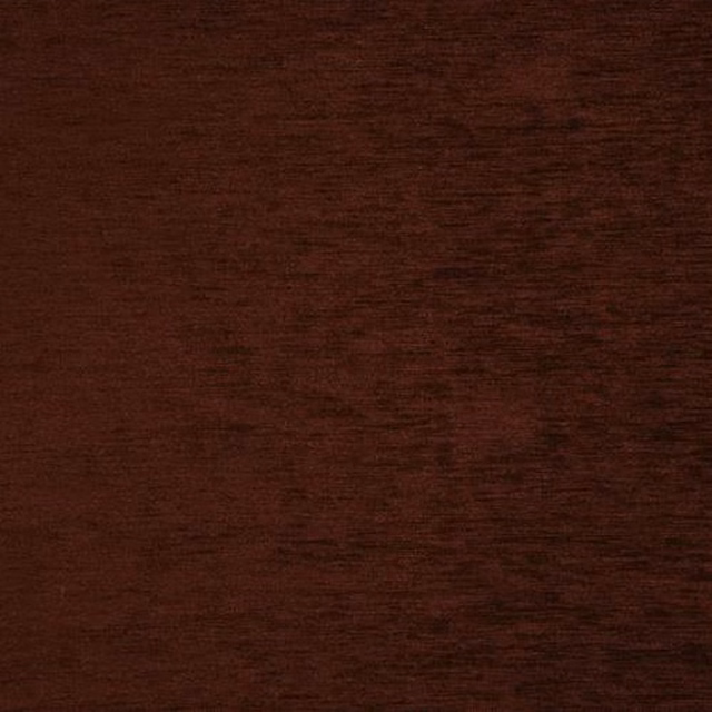 Dark russet red fabric swatch with subtle horizontal woven texture