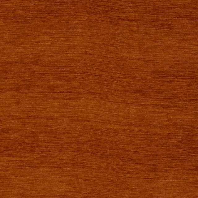Close-up of burnt terracotta woven fabric with fine horizontal texture