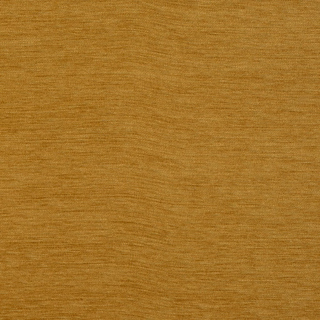 Warm ochre plain fabric with fine horizontal striations and a soft woven texture