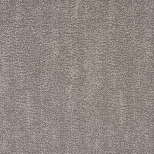 Soft grey woven fabric with fine herringbone texture and subtle marl effect