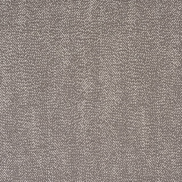 Soft grey woven fabric with fine herringbone texture and subtle marl effect