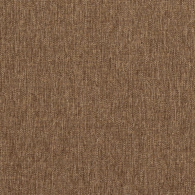 Warm praline brown plain weave swatch with fine linen-like texture