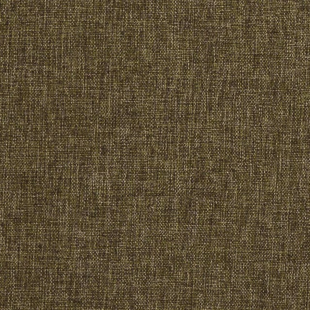 Close-up of muted spruce olive woven fabric with fine crosshatch texture