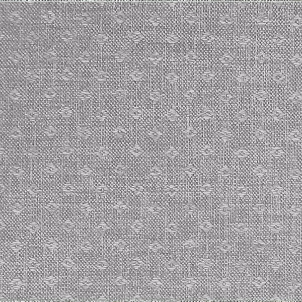 Dove grey woven damask fabric with small-scale repeating motif