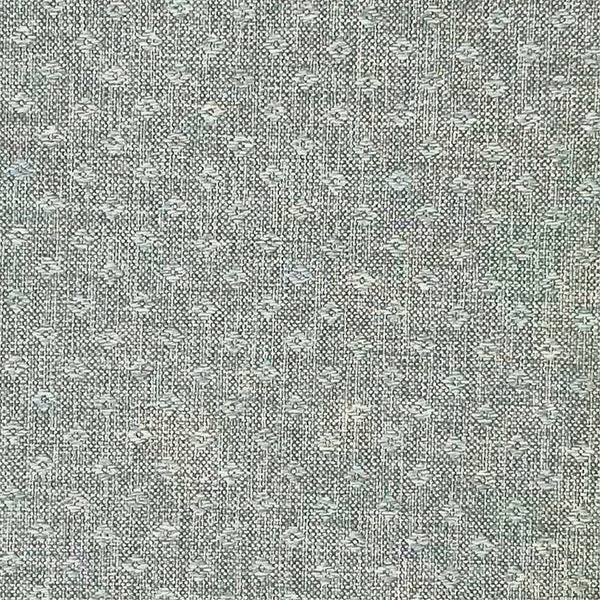 Soft duck egg blue textured woven fabric with small scattered pattern
