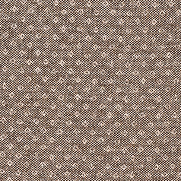 Small geometric woven fabric in warm latte beige with cream motifs