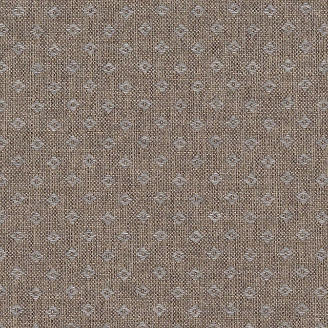 Close-up of mushroom taupe textured fabric with small speckled dot pattern
