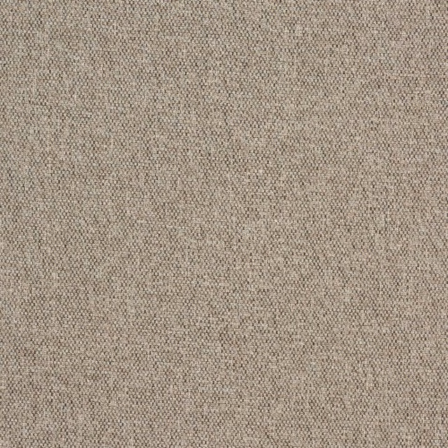 Close-up of warm biscuit beige woven fabric with fine textured plain surface