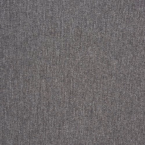 Close-up of a soft dove grey plain weave fabric with subtle mottling