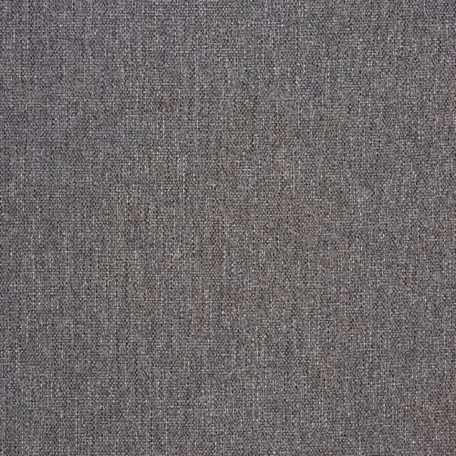 Close-up of a soft dove grey plain weave fabric with subtle mottling