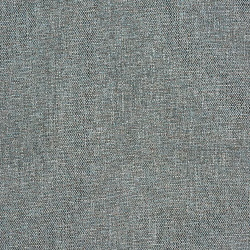 Close-up of muted duck-egg green plain weave fabric with fine speckled texture