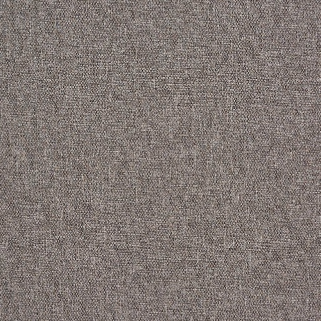 Close-up of a soft taupe woven fabric with a fine marled texture