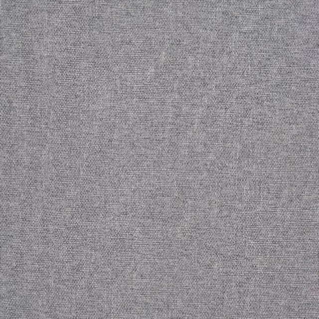 Close-up of a plain soft silver-grey woven fabric with a fine textured surface.