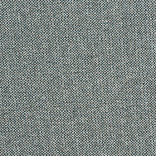 Close-up of a muted grey-teal woven fabric with fine textured surface