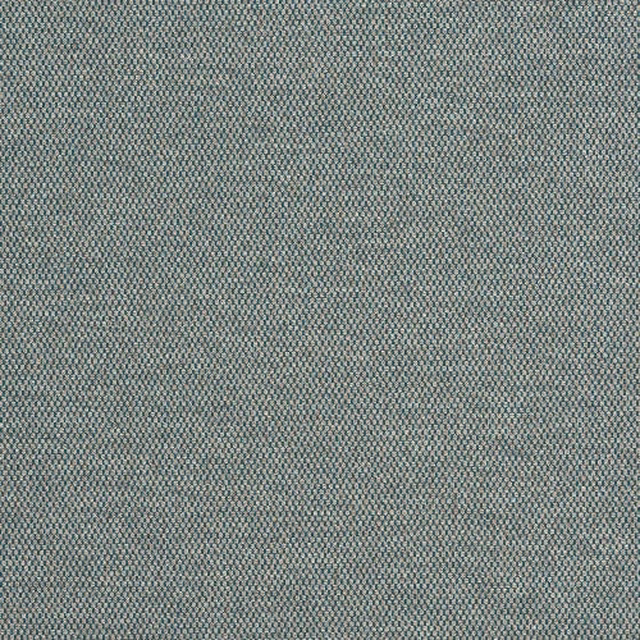 Close-up of a muted grey-teal woven fabric with fine textured surface