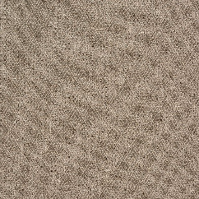 Warm biscuit beige geometric fabric with a fine textured small-scale repeat
