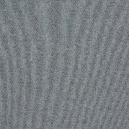 Duck-egg blue geometric woven fabric with a fine textured surface