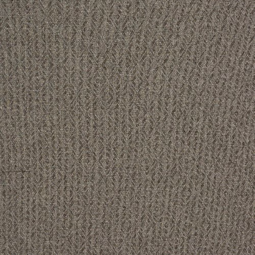 Close-up of mushroom taupe textured woven fabric with fine tonal pattern