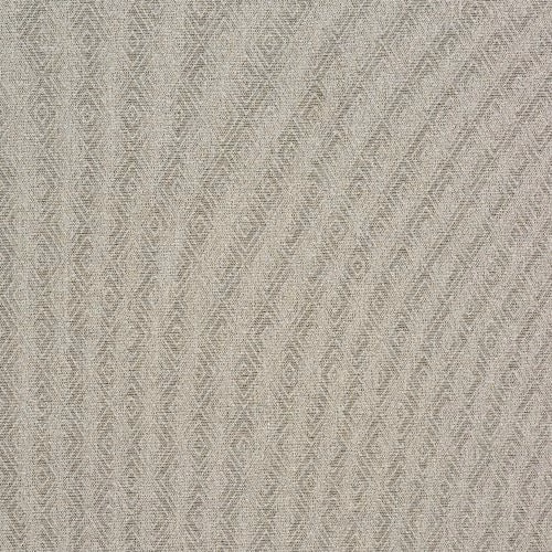 Soft natural beige damask fabric with subtle woven diamond motifs