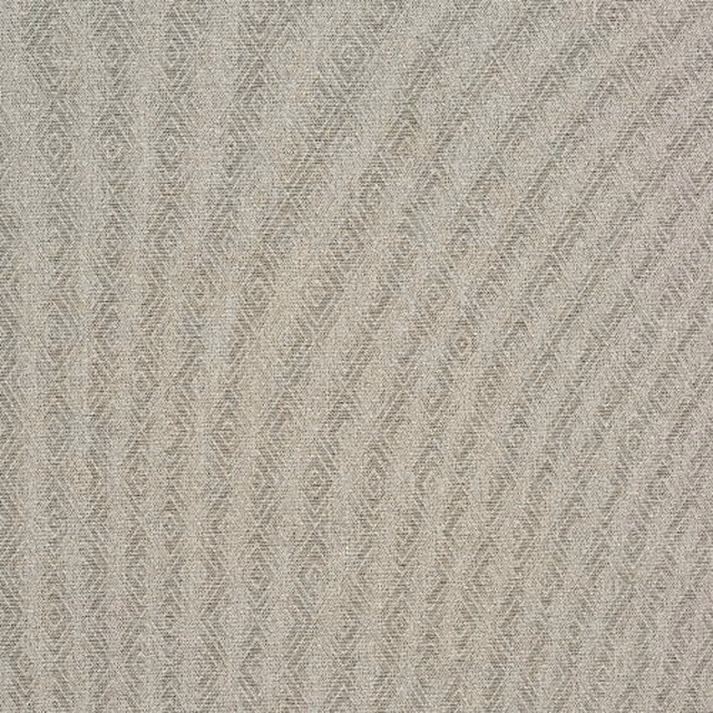 Soft natural beige damask fabric with subtle woven diamond motifs