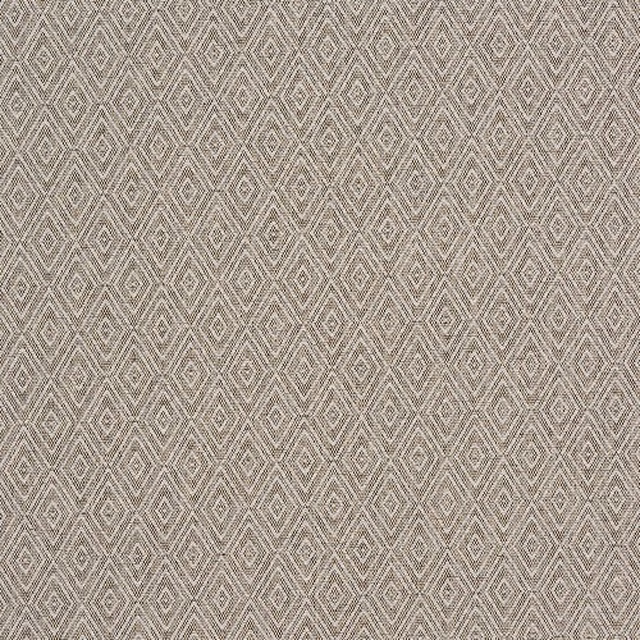 Oatmeal beige diamond geometric fabric with fine woven texture