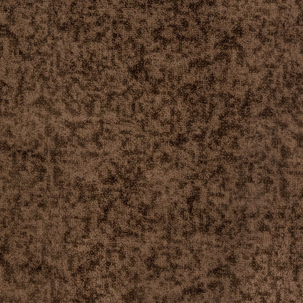 Mottled mink-brown fabric swatch with dark speckled texture