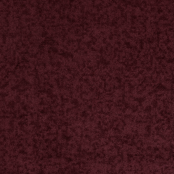 Deep mulberry plum fabric with a soft mottled, velvet-like surface