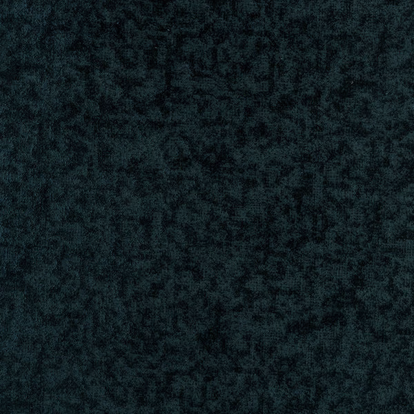 Dark peacock teal fabric with a softly mottled, velvety texture