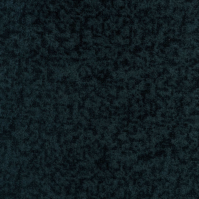 Dark peacock teal fabric with a softly mottled, velvety texture