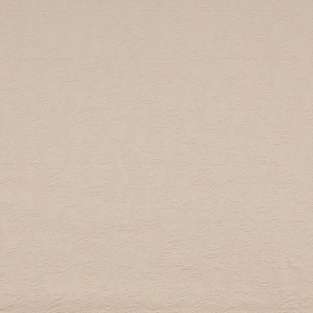 Pale chalk cream damask fabric with subtle raised texture