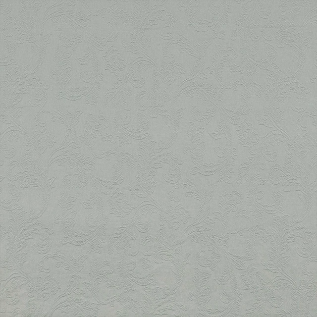Pale seafoam green fabric with subtle embossed scrolling floral texture