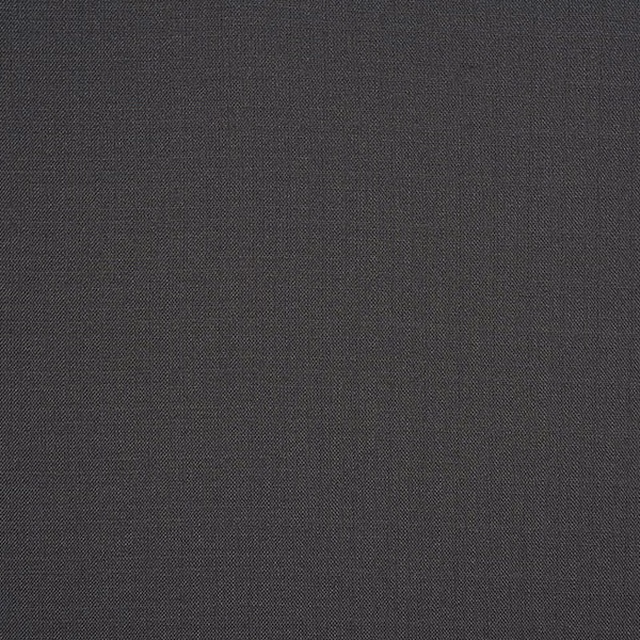 Close-up of dark graphite grey woven fabric with a fine, even texture