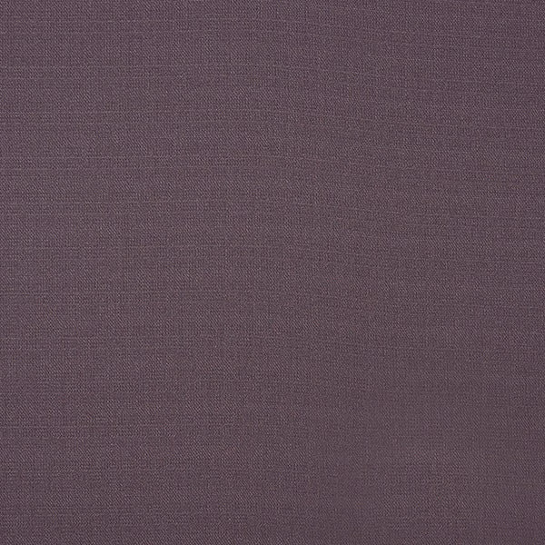 Close-up of muted heather plum woven fabric with fine textured surface