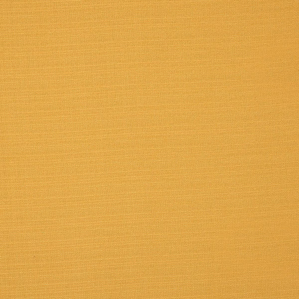Close-up of plain muted mustard-gold woven fabric with fine horizontal texture