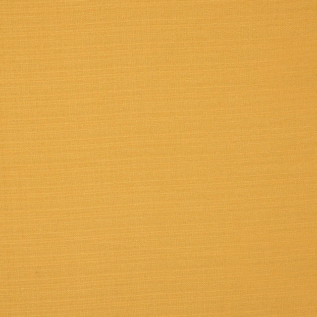Close-up of plain muted mustard-gold woven fabric with fine horizontal texture